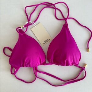 Monday Swimwear hanalei Dragon Fruit Bikini Top